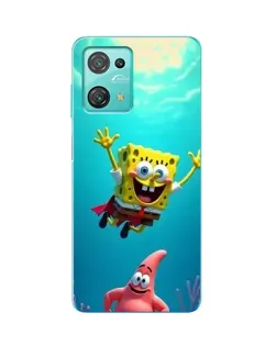 Чохол для Blackview Oscal C30 Pro з картинкою «Спанч Боб під водою»