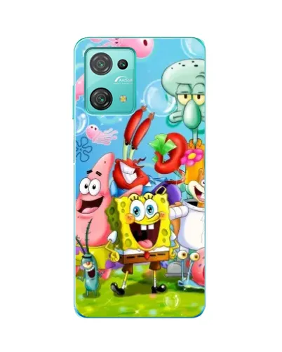 Чохол для Blackview Oscal C30 Pro з картинкою «Губка Боб та друзі» Чохол для Blackview Oscal C30 Pro з картинкою «Губка Боб та друзі»