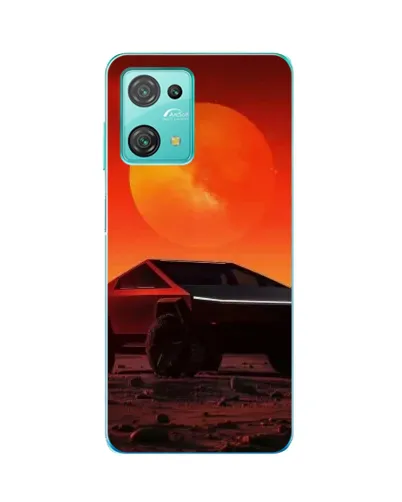 Чехол для Blackview Oscal C30 Pro с картинкой «Cybertruck на Марсе»