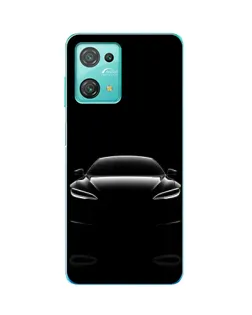 Чехол для Blackview Oscal C30 Pro с картинкой «Силуэт Tesla Night»