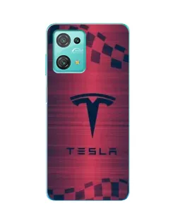 Чехол для Blackview Oscal C30 Pro с картинкой «Тесла красный карбон» Чехол для Blackview Oscal C30 Pro с картинкой «Тесла красный карбон»