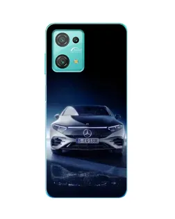 Чехол для Blackview Oscal C30 Pro с картинкой «Ночной Mercedes EQ»