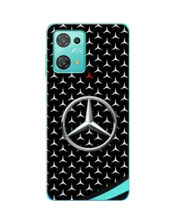 Чехол для Blackview Oscal C30 Pro с картинкой «Mercedes — бирюзовый акцент»