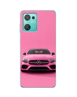 Чехол для Blackview Oscal C30 Pro с картинкой «Розовый Mercedes AMG»