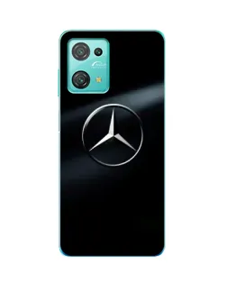 Чехол для Blackview Oscal C30 Pro с картинкой «Mercedes на металле»
