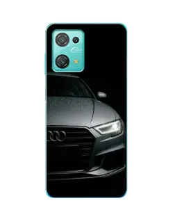 Чехол для Blackview Oscal C30 Pro с картинкой «Audi — детализация кузова»