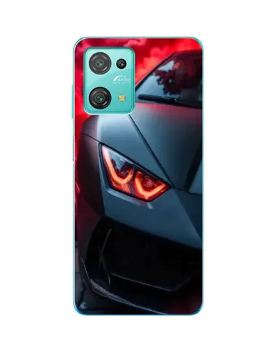 Чехол для Blackview Oscal C30 Pro с картинкой «Lamborghini красное сияние»
