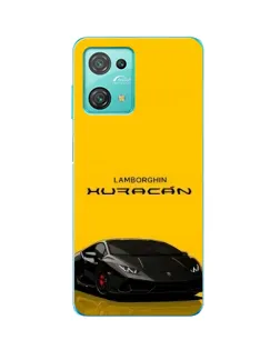 Чехол для Blackview Oscal C30 Pro с картинкой «Lamborghini Huracan черный»