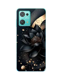 Чохол для Blackview Oscal C30 Pro з картинкою «Чорний лотос»