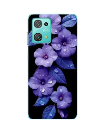 Чехол для Blackview Oscal C30 Pro с картинкой «Фиолетовые цветы с росою» Чехол для Blackview Oscal C30 Pro с картинкой «Фиолетовые цветы с росою»