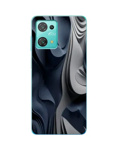 Чехол для Blackview Oscal C30 Pro с картинкой «Объемные синие складки» Чехол для Blackview Oscal C30 Pro с картинкой «Объемные синие складки»