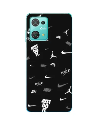 Чехол для Blackview Oscal C30 с картинкой «Nike Black Pattern» Чехол для Blackview Oscal C30 с картинкой «Nike Black Pattern»