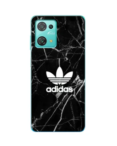 Чехол для Blackview Oscal C30 с картинкой «Белый мрамор Adidas»