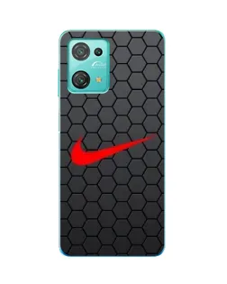 Чохол для Blackview Oscal C30 з картинкою «Nike — карбонова сітка»