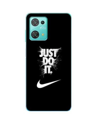 Чехол для Blackview Oscal C30 с картинкой «Текстовый принт Nike»