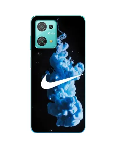 Чехол для Blackview Oscal C30 с картинкой «Nike и синий дым»