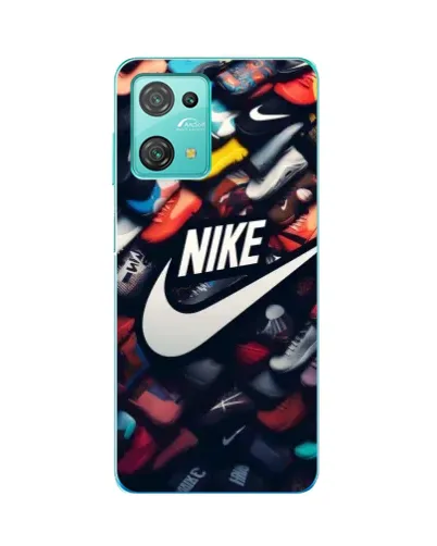 Чехол для Blackview Oscal C30 с картинкой «Коллекция кроссовок Nike»