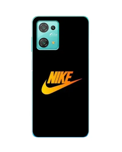 Чехол для Blackview Oscal C30 с картинкой «Золотой логотип Nike»