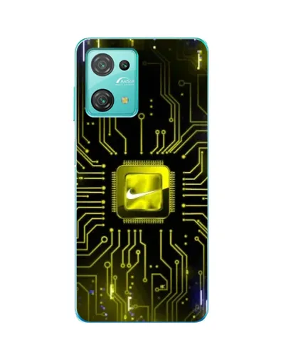 Чехол для Blackview Oscal C30 с картинкой «Nike — золотая искра»