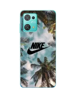 Чехол для Blackview Oscal C30 с картинкой «Тропический принт Nike»