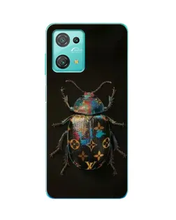 Чехол для Blackview Oscal C30 с картинкой «LV — мраморный принт»