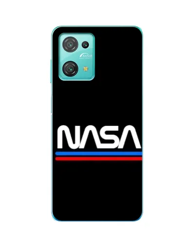 Чехол для Blackview Oscal C30 с картинкой «NASA — классика Red Blue»