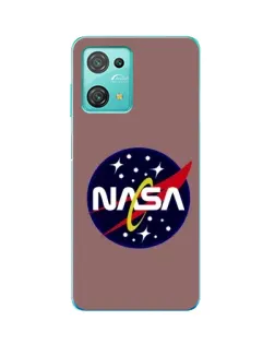 Чехол для Blackview Oscal C30 с картинкой «NASA — ретро космос»
