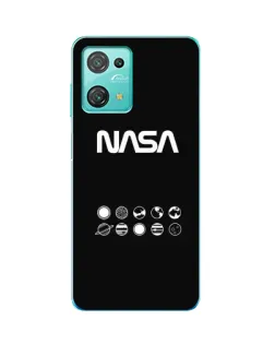Чехол для Blackview Oscal C30 с картинкой «NASA — технический принт»