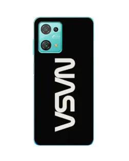 Чехол для Blackview Oscal C30 с картинкой «NASA — вертикальный логотип»