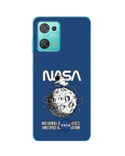 Чехол для Blackview Oscal C30 с картинкой «NASA — лунная миссия»