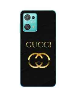 Чехол для Blackview Oscal C30 с картинкой «Золотой логотип Gucci»