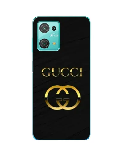 Чехол для Blackview Oscal C30 с картинкой «Золотой логотип Gucci»