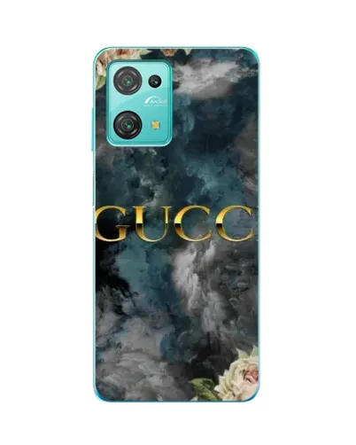 Чехол для Blackview Oscal C30 с картинкой «Абстрактные цветы Gucci»