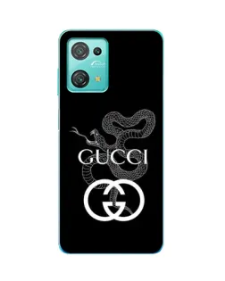 Чехол для Blackview Oscal C30 с картинкой «Gucci — серебряная змея»