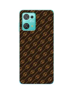Чехол для Blackview Oscal C30 с картинкой «Gucci — золотые диагонали»