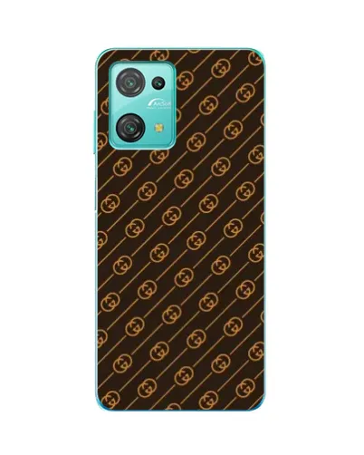 Чехол для Blackview Oscal C30 с картинкой «Gucci — золотые диагонали»