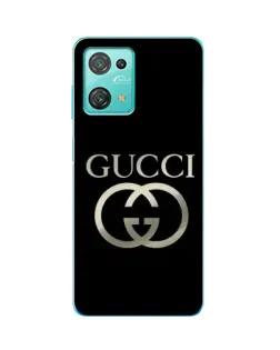 Чохол для Blackview Oscal C30 з картинкою «Gucci — золото на чорному»
