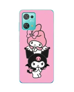 Чехол для Blackview Oscal C30 с картинкой «My Melody и Kuromi»