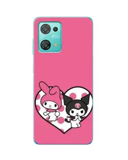 Чехол для Blackview Oscal C30 с картинкой «Kuromi и My Melody»