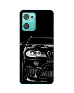 Чехол для Blackview Oscal C30 с картинкой «Темный силуэт BMW»