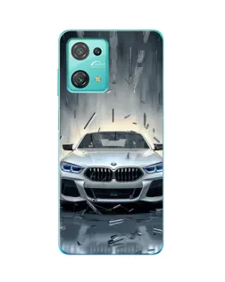 Чехол для Blackview Oscal C30 с картинкой «BMW в свете фар»