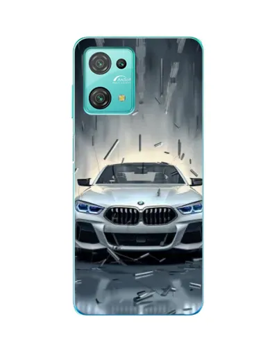 Чехол для Blackview Oscal C30 с картинкой «BMW в свете фар»