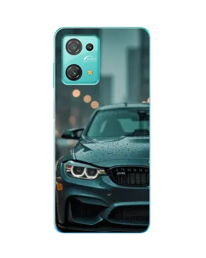 Чехол для Blackview Oscal C30 с картинкой «BMW в огнях города»