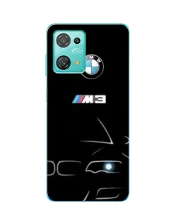 Чехол для Blackview Oscal C30 с картинкой «Минималистичный принт BMW M3»