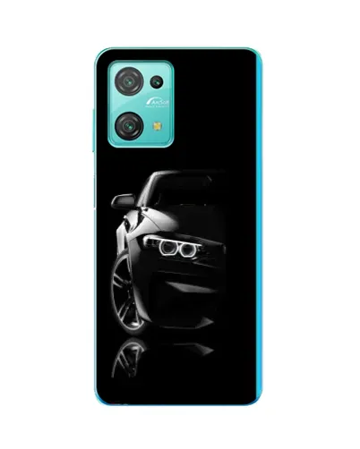Чехол для Blackview Oscal C30 с картинкой «Силуэт BMW в темноте»