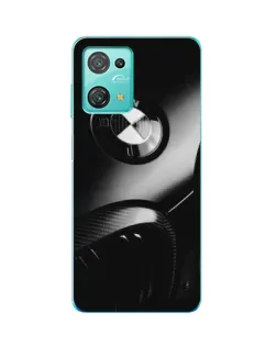 Чехол для Blackview Oscal C30 с картинкой «Эмблема BMW — макро»