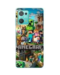 Чохол для Blackview Oscal C30 з картинкою «Замок Minecraft»