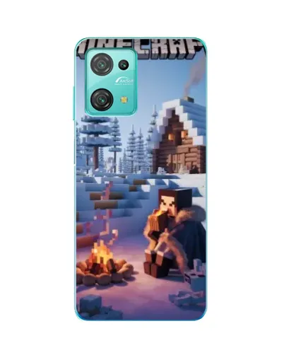 Чехол для Blackview Oscal C30 с картинкой «Зимний Minecraft» Чехол для Blackview Oscal C30 с картинкой «Зимний Minecraft»