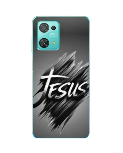 Чехол для Blackview Oscal C30 с картинкой «Надпись Jesus Graffiti»