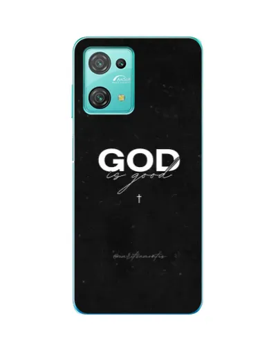 Чехол для Blackview Oscal C30 с картинкой «GOD — Бог над всем»